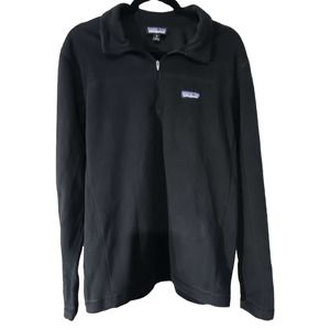 Patagonia Women's? Fleece Size Medium 1/4 Zip Black